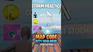 Storm PRACTICE in this MECHANICS TRAINING map #fortnite #fortnitemap #fortnitecreative