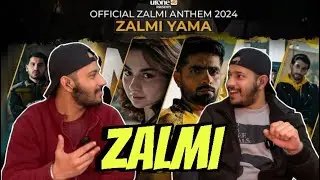 Reaction on Zalmi Yama - Official Zalmi Anthem for PSL 9 ft. Hania Amir | Delhian 2winz
