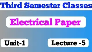EE/EEE/ECE/CSE Electrical Paper/third semester jharkhand polytechnic