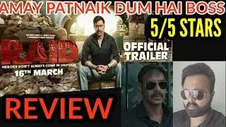 Raid | Official Trailer | Ajay Devgn | Review | 5/5 stars
