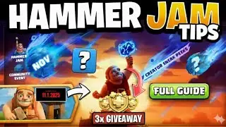 BIG NEWS : HAMMER JAM Returns! 😱 TH18 Update + New Season Details! Coc Pro Tips For Hammer Jam 2025
