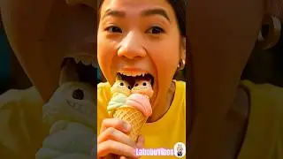 3 Girls Try 3 Labubu Ice Creams in UK 🇬🇧 🍦I Sweet Syrup & Cozy Vibes!