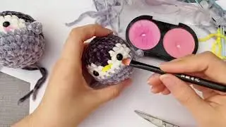 How to make Woolen Penguin Keychain - DIY at Home (Easy to follow step by step)