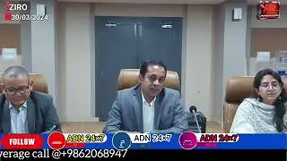 H.P Vivek (IAS) the District Commissioner cum D.E.O held a press briefing