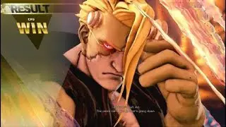 STREET FIGHTER V - Lucia vs Nash (Level 6 CPU)