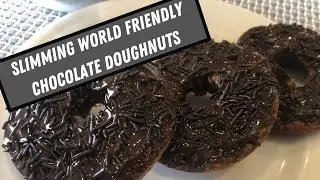 Slimming World friendly chocolate doughnuts.  3 doughnuts are HEB & 3.5 Syns and so worth every syn!