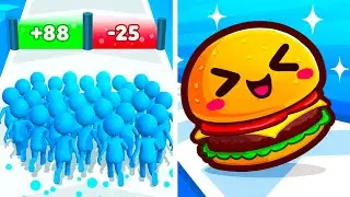 Count Masters Vs Food Run🟥🟩🟨🟧Walkthrough Max Gameplay DF1331