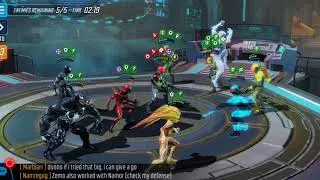 War Offense - 551k Symbiotes vs 532k Hydra Red Skull - Marvel Strike Force