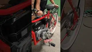 bike com motor estacion&aacute;rio 208cc #shorts