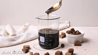 How to Make Kuromitsu (Japanese Black Sugar Syrup) From Scratch | Jaja Bakes