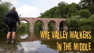 The Middle Wye with the Wye Valley Walk walkers