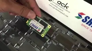 how to use safe strong msata ssd tray clamshell packaging plastic box (www.memorypack.com.tw)
