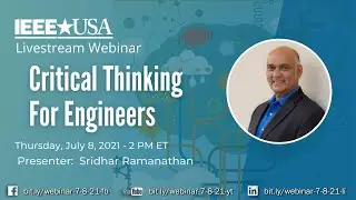 Webinar: Critical Thinking For Engineers - 8 July 2021