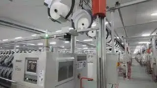 Vertical Lifting Overhead Conveyor Transport Auto Packing And Stacking Solution