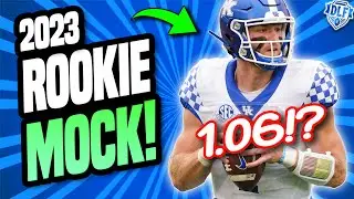 Our FINAL Pre-Draft Superflex Rookie Mock Draft | Dynasty Fantasy Football 2023