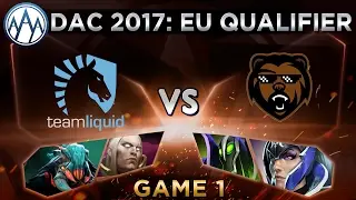 Liquid vs B)ears Game 1 - DAC 2017 Europe Qualifier: Playoffs - @DotaCapitalist & @tsunami643