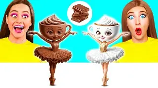 Челлендж. Шоколадная Еда vs Настоящая еда | Смешные Кухонные Войны от Crazy DO