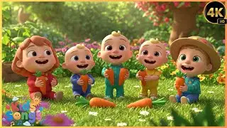 John Enjoys Carrot Harvest Song 🥕🚜 | Fun Farm Song for Kids | Cocomelon Style