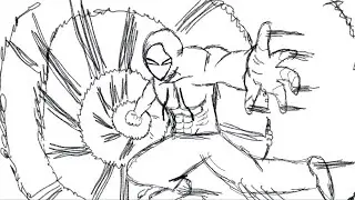 Powerful punch animation #animation #shorts #viral 