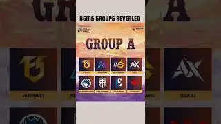 BGMS 2025 League Stage Groups Revealed 🔥 | BGMI Masters Series Group A, B, C Full Details #bgms