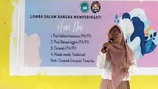 PENAMPILAN NURUL ANANDA AHARANI PADA LOMBA CERAMAH SINGKAT DALAM RANGKA MEMPERINGATI HARI IBU