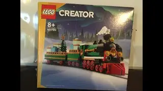 Opening the Lego Creator Winter Holiday Train 2024 set 40700!