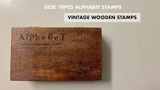 UCEC 70PCS ALPHABET STAMPS UNBOXING | AMAZON’S CHOICE