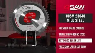 Qsaw CCSM23048 Mild Steel Circular Saw Blade