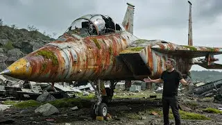 Полная реставрация истребителя F-15EX Eagle II,пропавшего в море на десятилетия (Полная реставрация)
