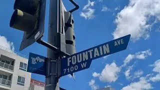 What is it like to walk down Fountain Ave in Los Angeles? No commentary. Just street sounds. Enjoy!