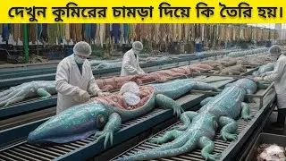 The dark world of luxury! A million-dollar bag made of crocodile skin | Lizard Leather Factory Ex...