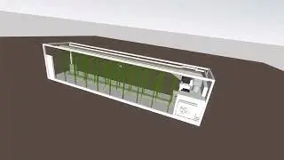 Mushroom growing container internal structure