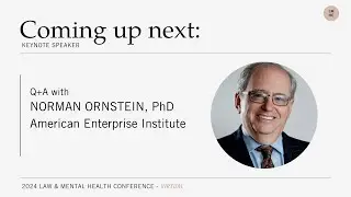 Norm Ornstein - Question & Answer Session - Law & Mental Health Conference 2024