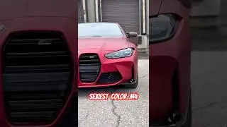 Laying it down perfectly smooth, BMW M4 G80 Full Color PPF Red Chrome going down! Romaine Red Fire
