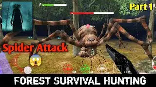 Hunting the Spider Monster in the Dark Forest - Horror Game