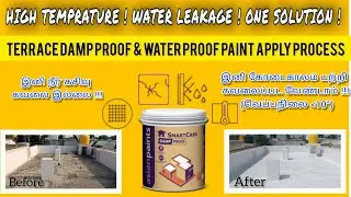 Building Water Leakage and High Temperature -1 Solution - Damp&Water Proof Painting Complete Process