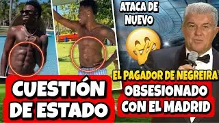 🚨💥¡OBSESIÓN CON EL ESTADO FÍSICO DE VINICIUS... Y ÉSTE RESPONDE!/ NUEVO RECADO DE LAPORTA AL MADRID