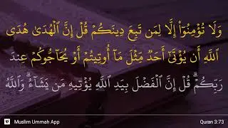 Al-'Imran ayat 73