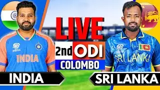 🔴Live: India vs Sri Lanka, 2nd ODI, Colombo | Live Scores & Commentary | IND Vs SL