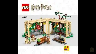 LEGO Harry Potter 76445 &ndash; Complete Hogwarts Castle: Herbology Class Instructions! Step-by-Step Guide