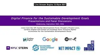 Digital Finance for the Sustainable Development Goals