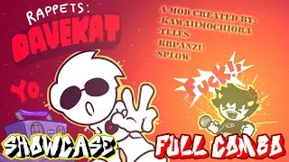 Rappets - Davekat [ONESHOT] Mod Showcase | Full Combo (Hard) | Friday Night Funkin'