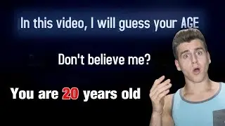 This Video Can Accurately Guess Your Age
