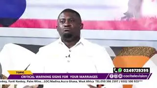 Red flags in marriage with councilor D.Y Donkor