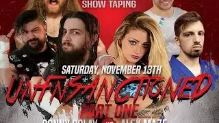 11/13/2021 - IWS UnFNsanctioned - Bay City Choir Boys Vs Melanie Havok and Nathan Yarymowich