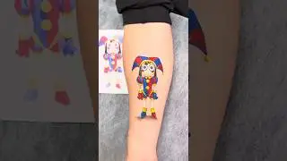 TRAPPED FOREVER! 🤡🎪 Pomni Digital Circus #shorts #satisfying #drawing