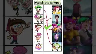 Match humanized wanda and cosmo  #viral #games #funny #art #shorts #shortsfeed #youtubeshorts