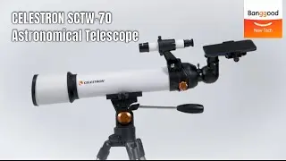 How to install CELESTRON SCTW-70 Astronomical Telescope - Banggood New Tech