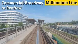 Vancouver SkyTrain - Commercial-Broadway to Renfrew [Millennium Line] | Station-to-Station Ride