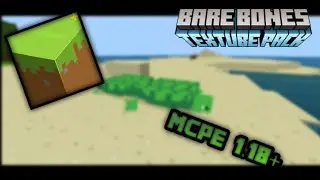 Bare Bones Texture Pack | MCPE 1.18+ |New 2022